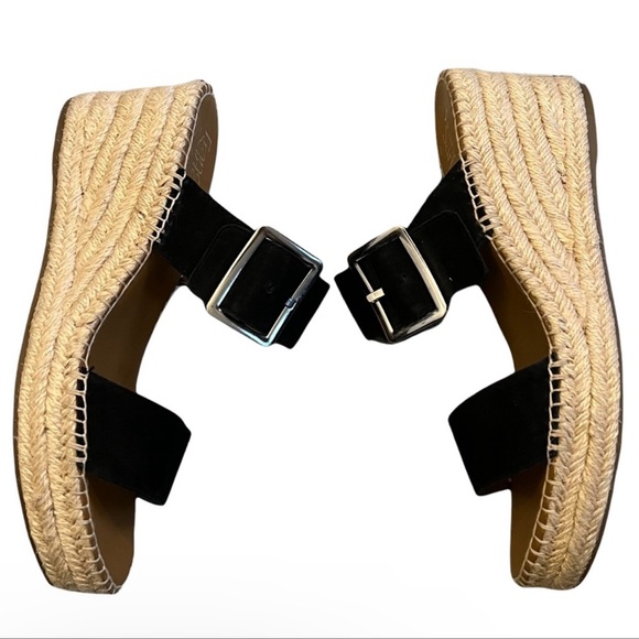 Franco Sarto Coastal Espadrille Platform Wedge Sandals - Picture 4 of 9